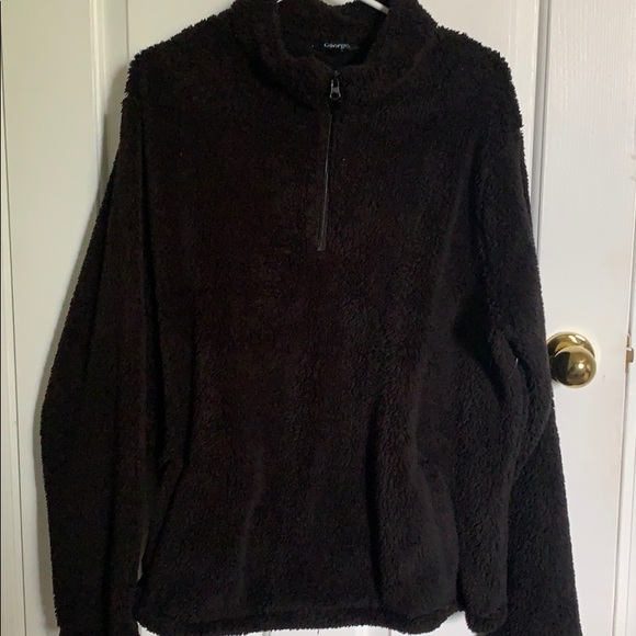 black fluffy sweater - Picture 1 of 3